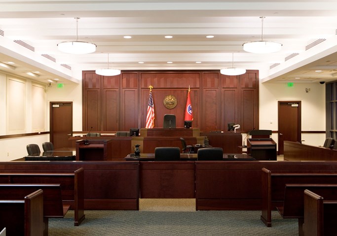 Tennessee courtroom where Ryan C. Caldwell defends DUI and criminal cases